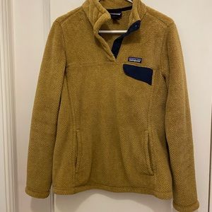 Patagonia Re-Tool Snap-T Fleece Pullover Kastanos Brown Biscuit Large